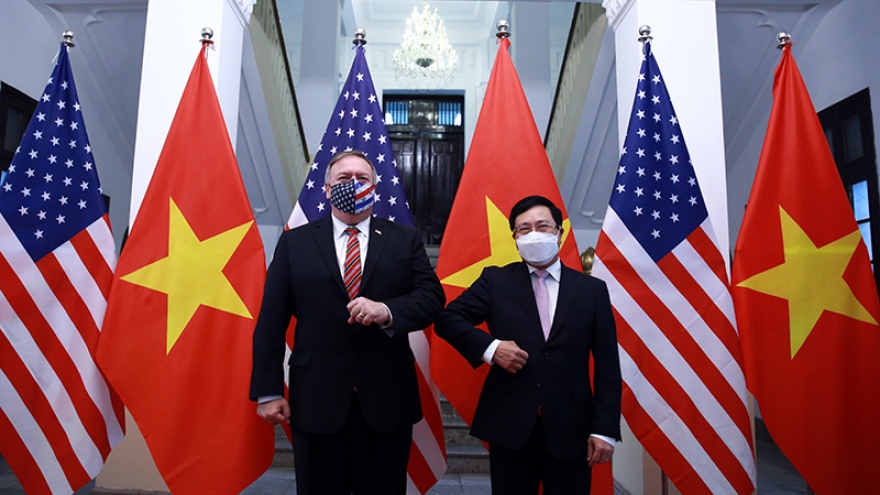 US Secretary Pompeo welcomed in Hanoi