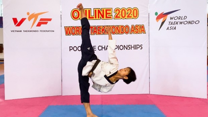 Martial artist wins bronze at virtual 2020 Taekwondo Asia champs