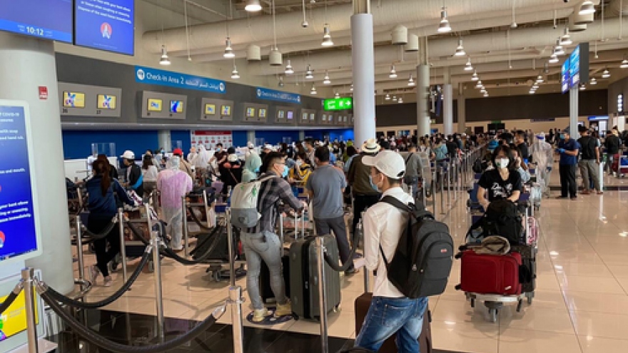 Vietnam Airlines repatriates close to 350 Vietnamese citizens from UAE