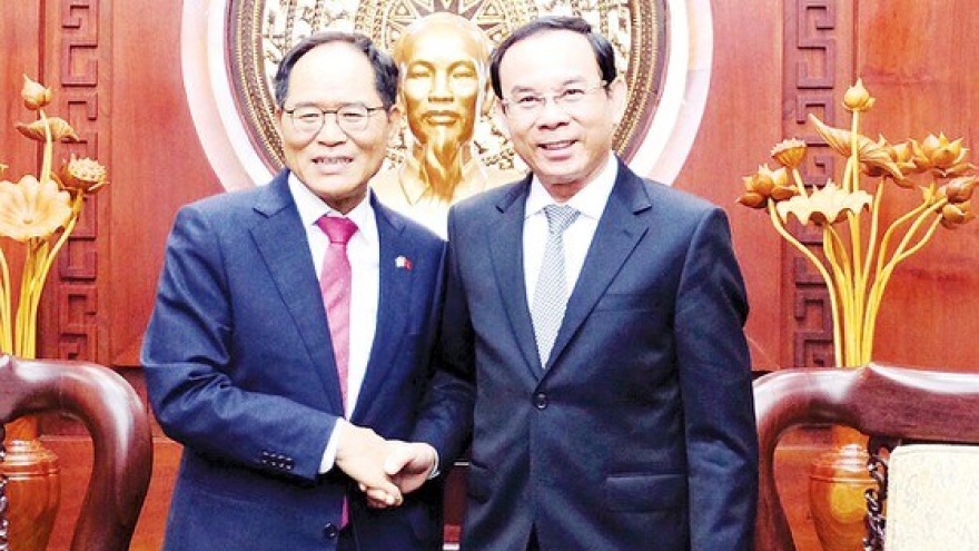 HCM City leaders welcome new Korean Ambassador to Vietnam