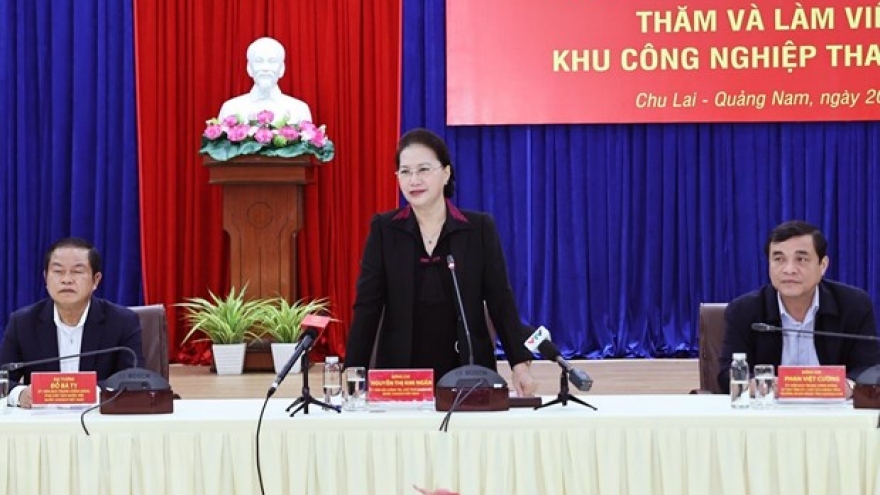 NA Chairwoman hails Quang Nam's efforts amid COVID-19, natural disasters