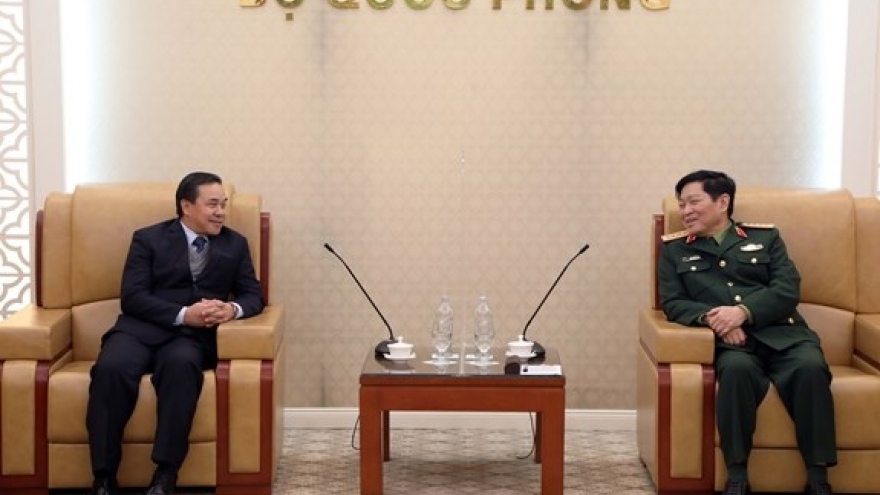 Minister vows support for Lao ambassador to promote defence ties