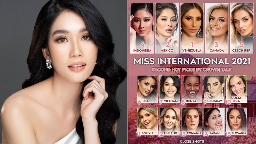 Phuong Anh expected to make Top 10 of Miss International 2021