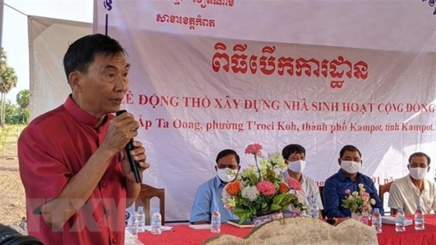 Work begins on communal house for Vietnamese-Cambodians in Kampot
