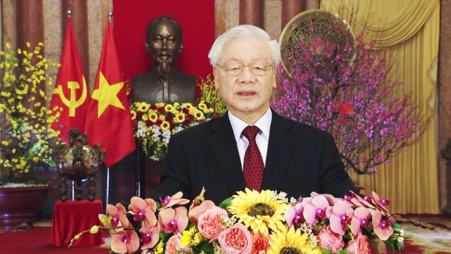 Top Vietnamese leader extends New Year greetings