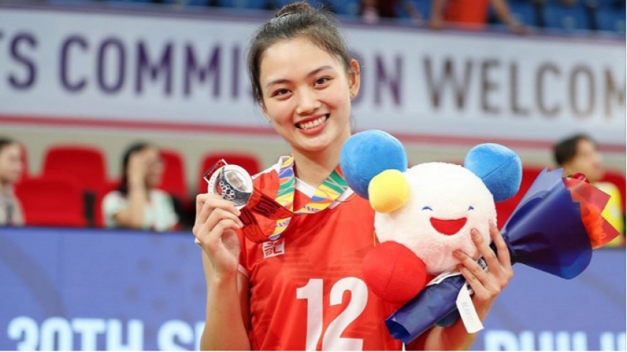 Foreign website praise local volleyball player Thu Hoai
