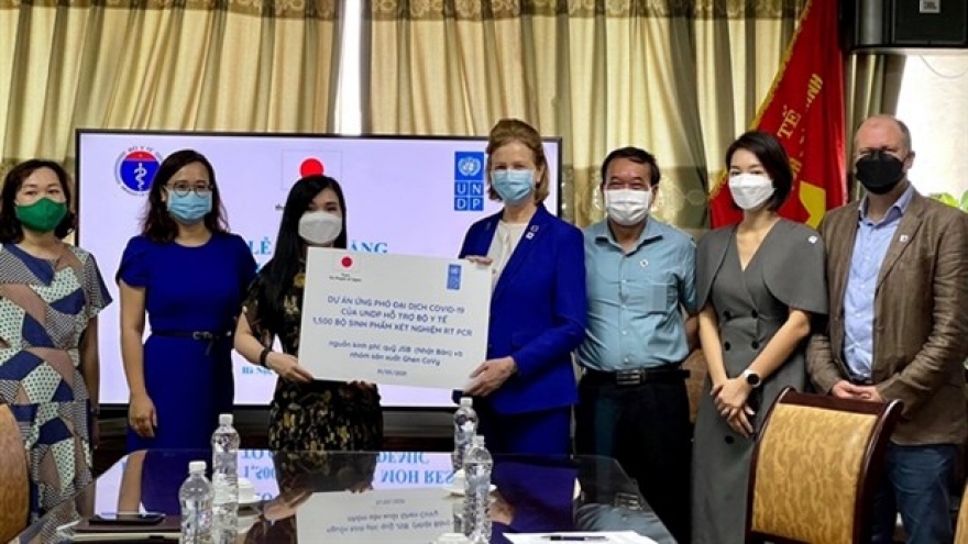 UNDP presents COVID-19 test kits to Ministry of Health
