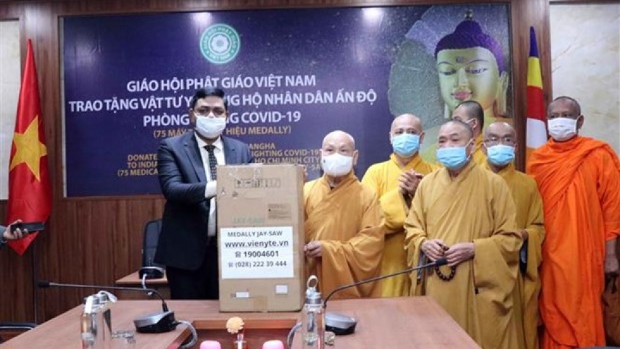 Vietnam Buddhist Sangha offers medical aid for India’s COVID-19 fight