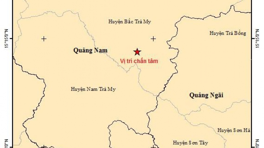 A magnitude 3.3 earthquake jolts central Vietnam 