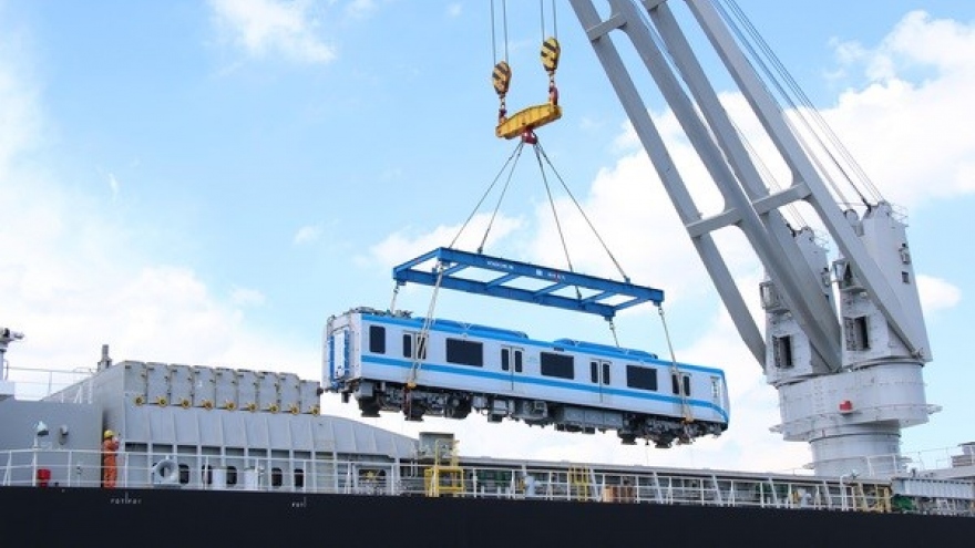 HCM City receives two more trains of Metro Line No.1