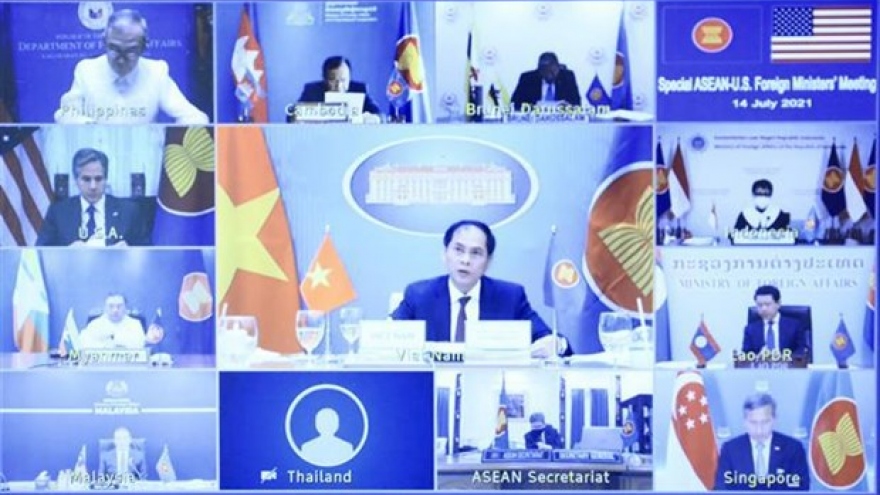 ASEAN, US agree to boost consultation, dialogue, cooperation