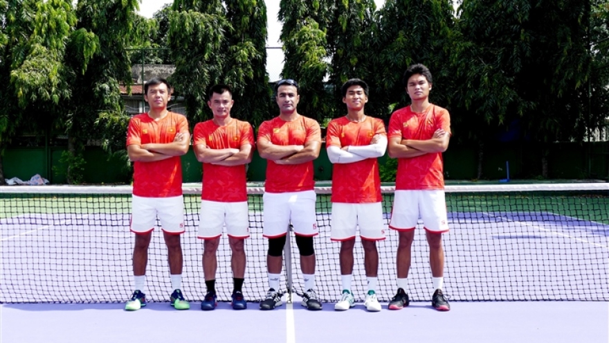 Vietnam tennis team to compete at Davis Cup in Jordan