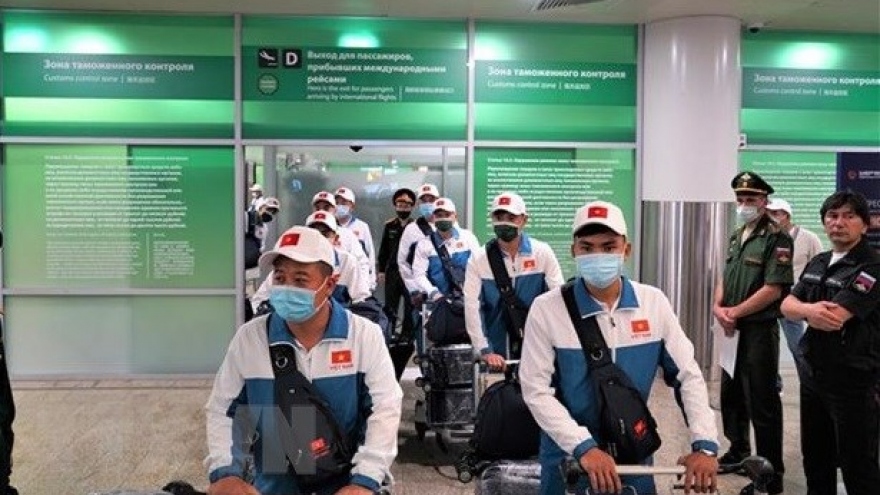 Vietnam’s army team arrives in Russia for International Army Games