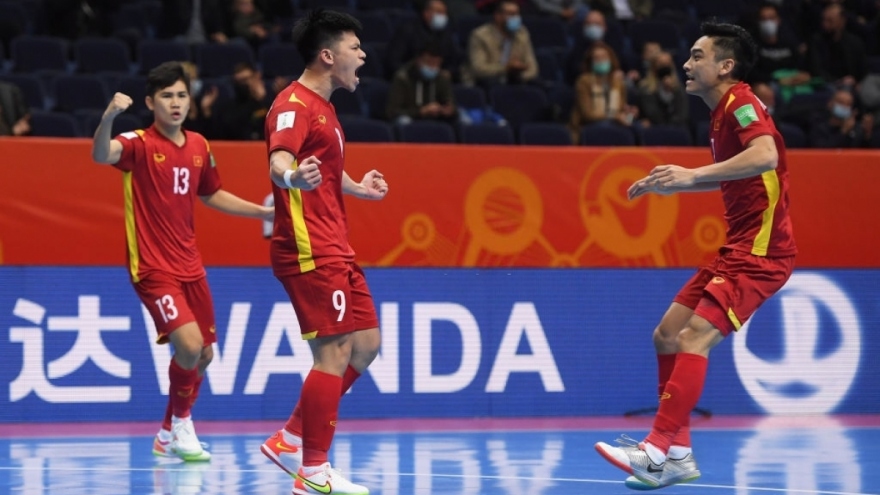Vietnam lose 2-3 to Russia in FIFA Futsal World Cup knockout stage