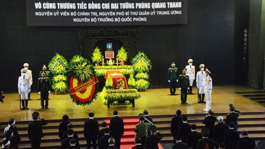 State funeral held for former Defence Minister Phung Quang Thanh