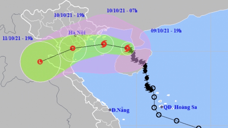 Lionrock weakens, heads to north-central Vietnam 