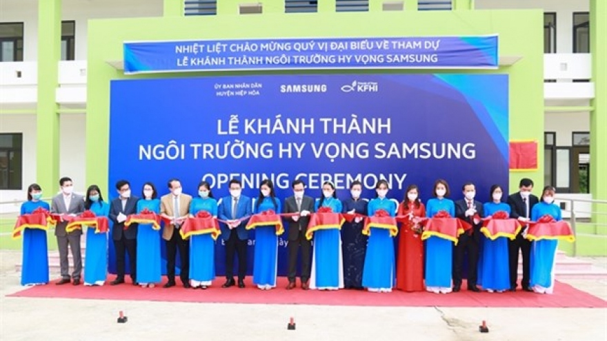 Samsung “Hope School” inaugurated in Bac Giang