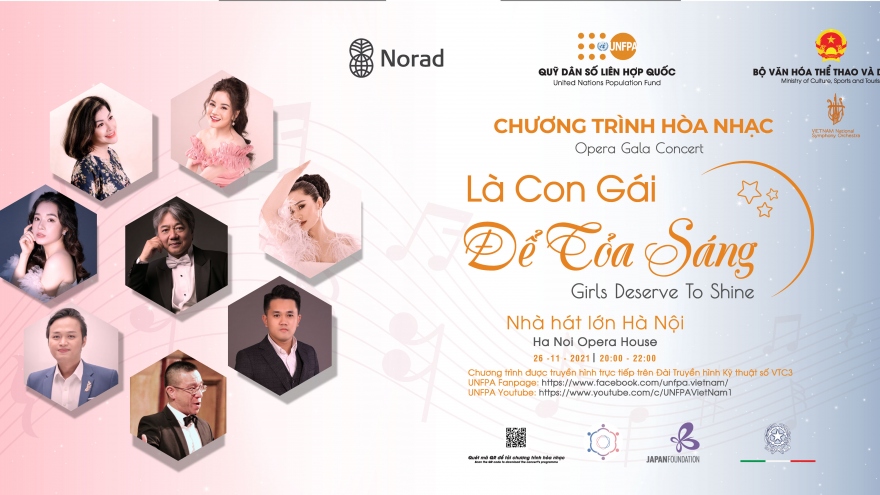 Hanoi to host 'Girls Deserve to Shine' concert 