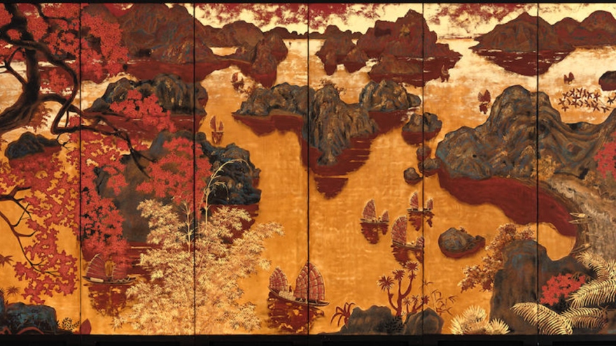 Vietnamese paintings auctioned at high prices in Hong Kong