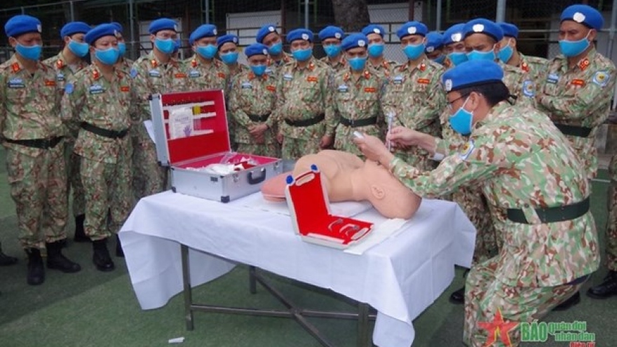 Additional training for level-2 field hospital No.4 opens