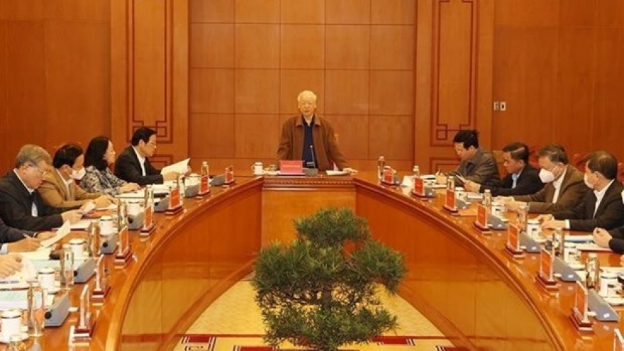 Party chief requests renewing corruption fighting spirit