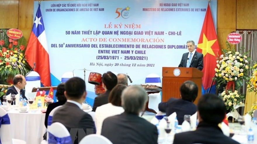 50 years of Vietnam-Chile diplomatic ties marked in Hanoi 