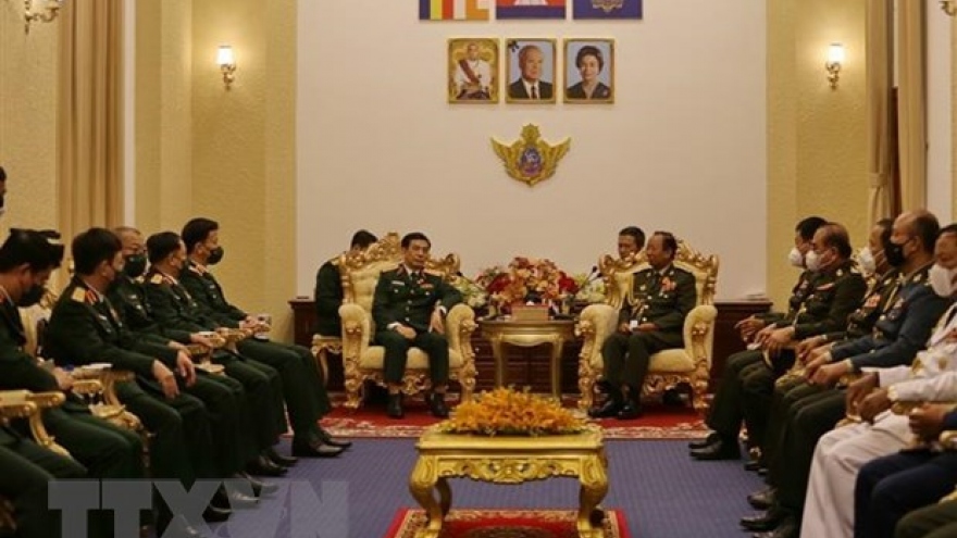 Vietnam, Cambodia enhance defence links