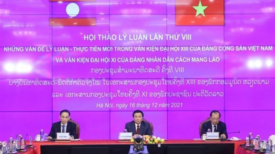 Vietnamese, Lao Parties hold eighth theoretical workshop via videoconference