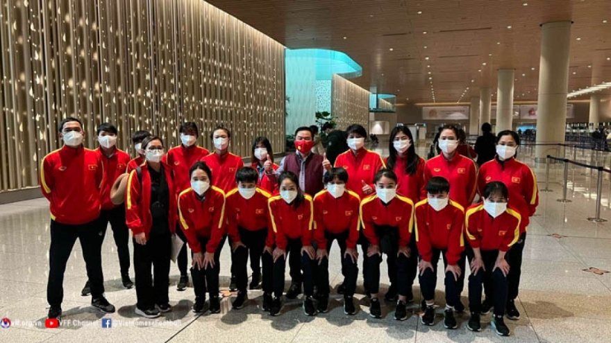 18-member Vietnamese squad arrive in India for AFC Women’s Asian Cup