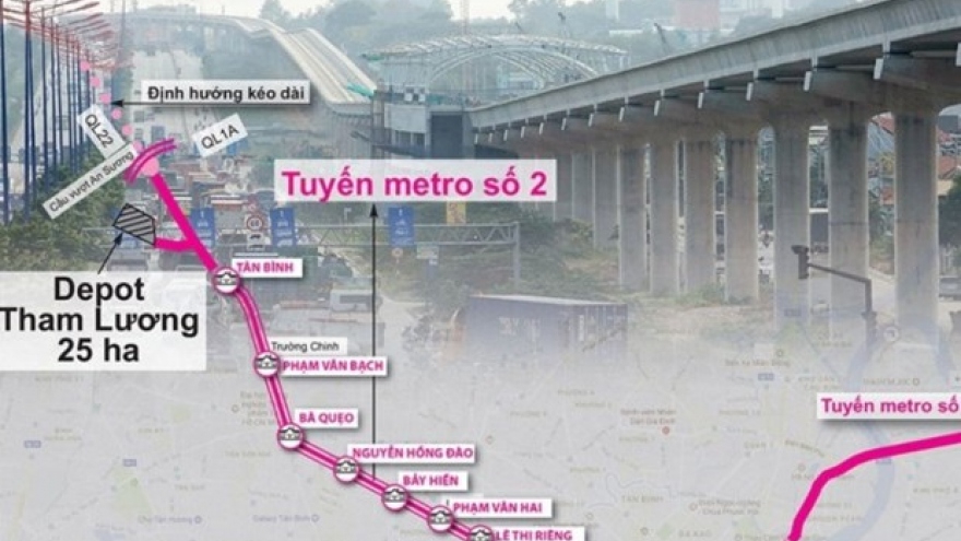 HCM City plans to start construction of Metro Line No. 2 this year