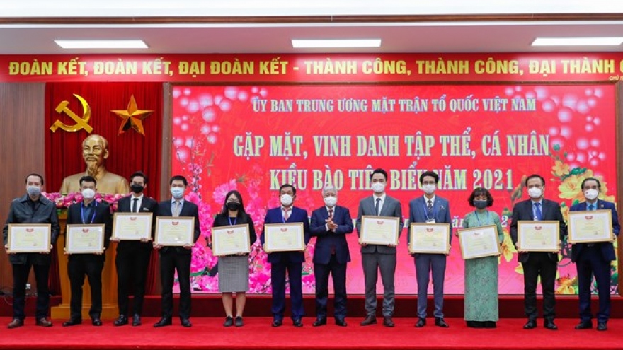 Overseas Vietnamese honoured for national contributions