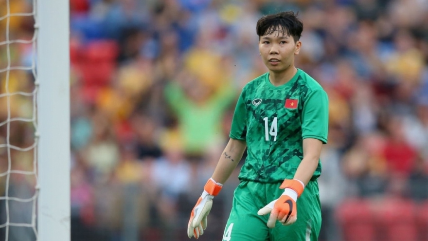 Kim Thanh named among most active goalkeepers at AFC Women’s Asian Cup