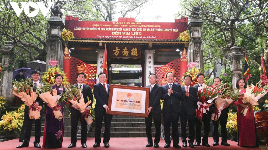 Kim Lien Temple recognised as special national relic site