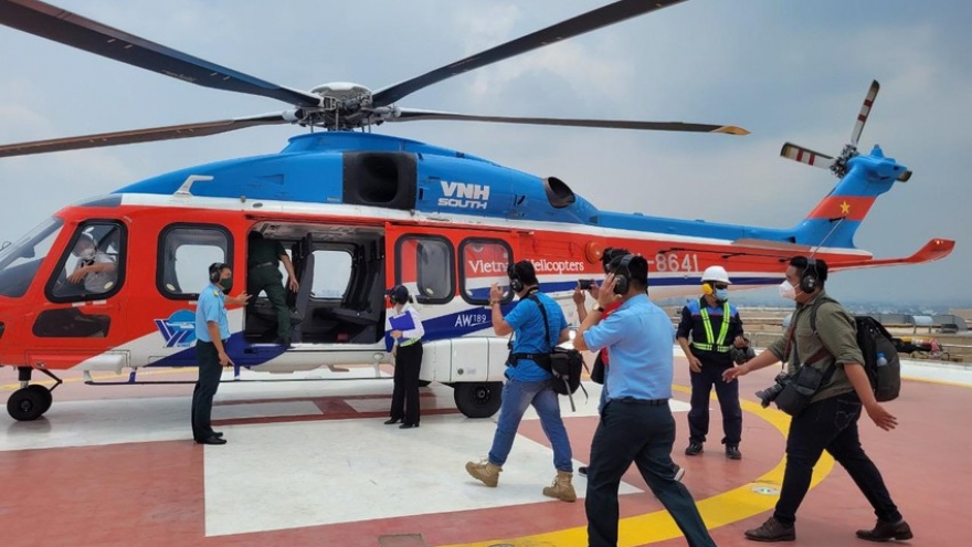 Helicopter tours of HCM City officially go on sale