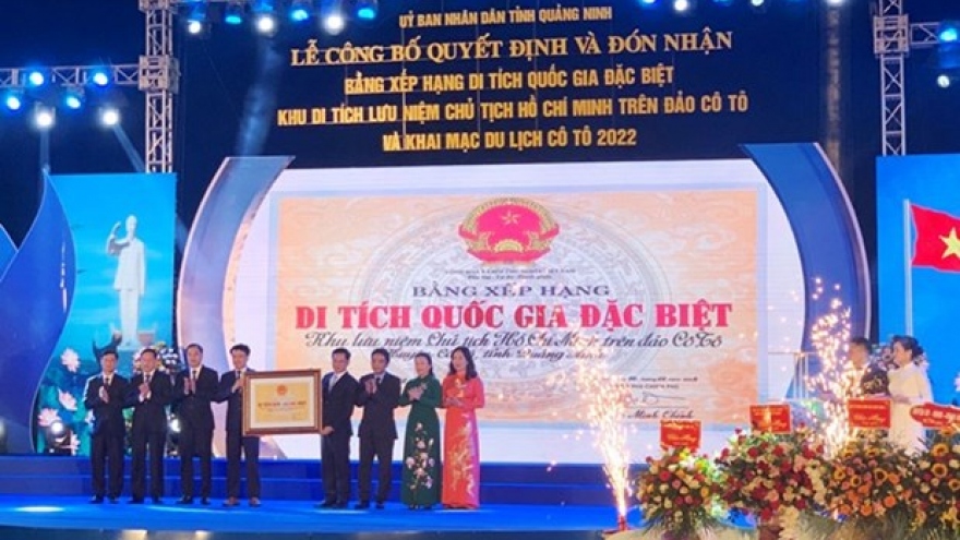 Quang Ninh: Co To island’s Ho Chi Minh memorial site granted special national relic title