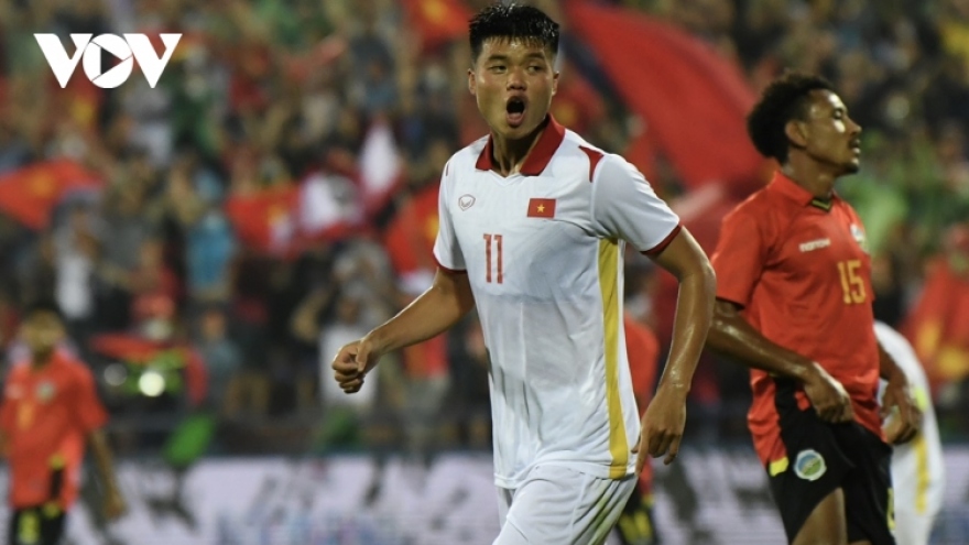 SEA Games 31: U23 Vietnam beat U23 Timor Leste, cruise to semifinals 