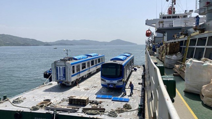 Last two Japanese metro trains arrive in HCM City 