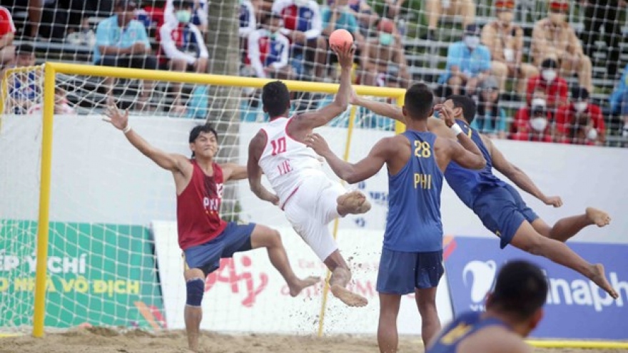 SEA Games 31: Vietnam clinch second win in men’s beach handball