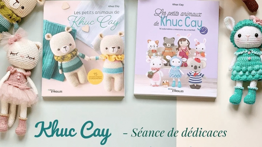 Vietnamese woman in France becomes successful author of books about crochet
