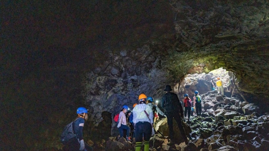 Exploring Southeast Asia’s longest volcanic cave