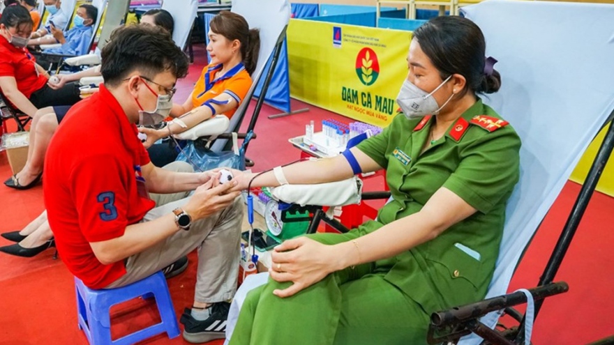 Largest blood donation campaign launched in Ca Mau