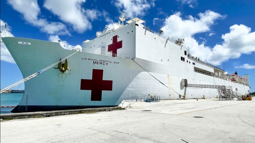US navy hospital ship arrives in Vietnam for pacific partnership