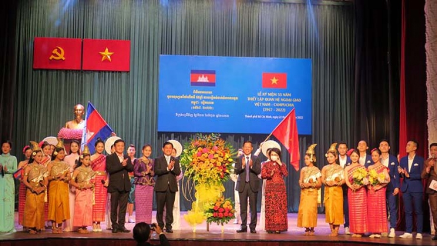 HCM City ceremony marks 55 years of Vietnam – Cambodia diplomacy
