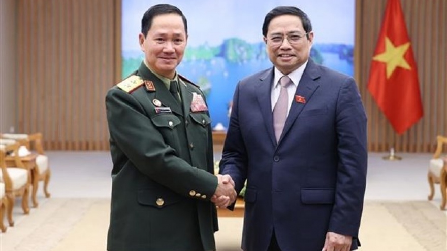 PM hosts Chief of General Staff of Lao People’s Army