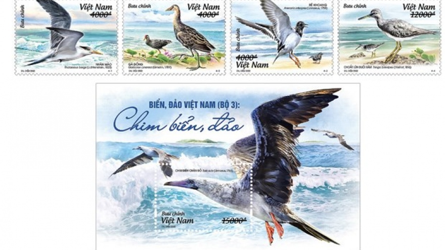 Postage stamps featuring sea birds to be issued