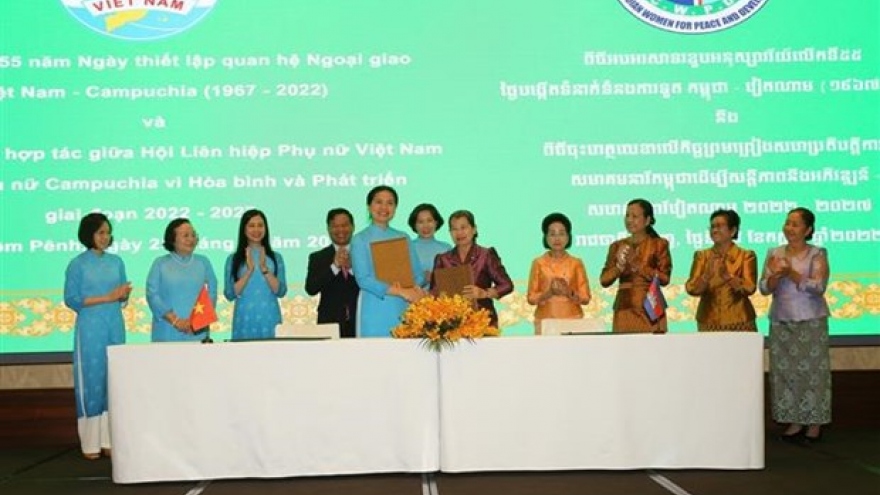 Women’s associations of Vietnam, Cambodia foster cooperation