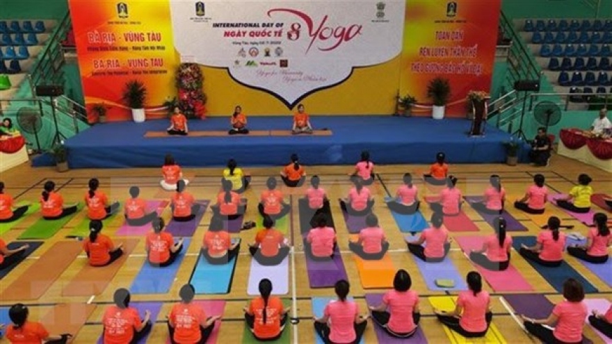 International Day of Yoga marked in Ba Ria - Vung Tau