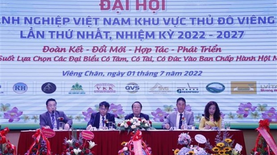 Vietnam business association in Vientiane holds first congress