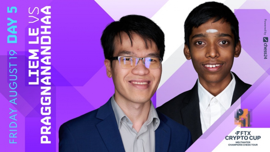 Quang Liem beats Indian prodigy Praggnanandhaa at FTX Crypto Cup