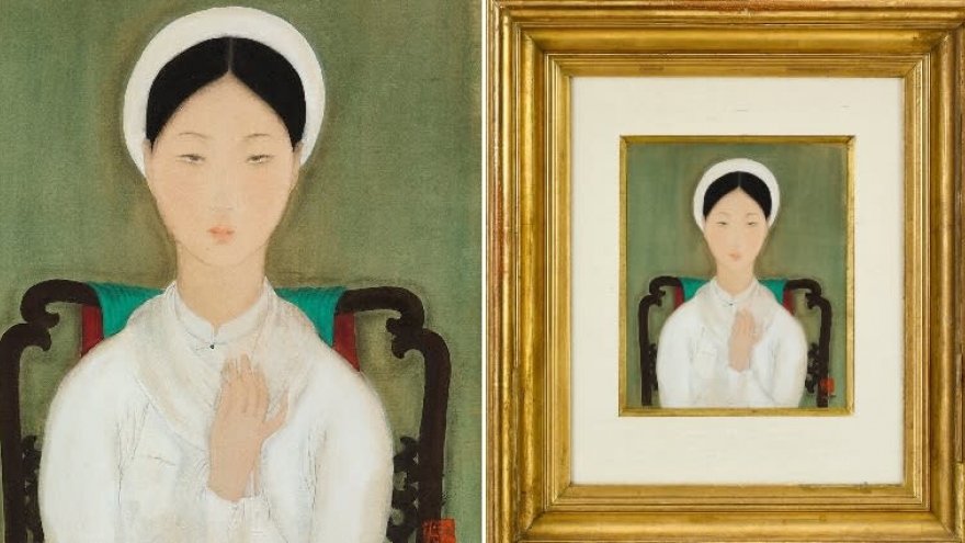 "Vietnamese Lady" by Le Pho goes for S$781,200 at Singapore auction